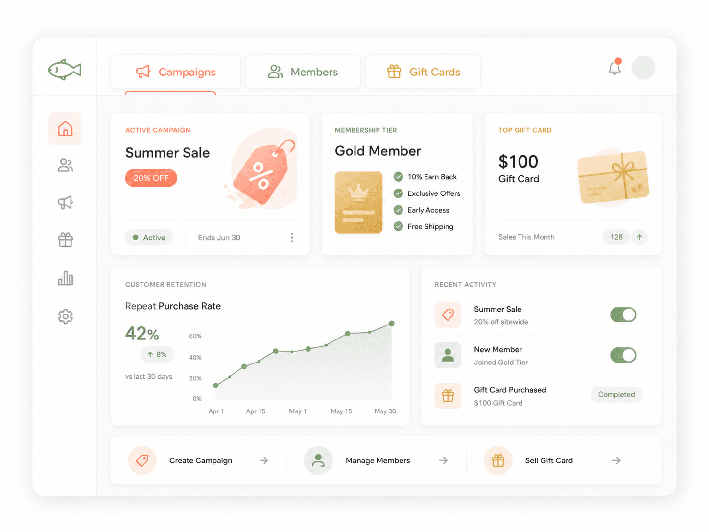 Happy Tuna order operations dashboard with pending, scheduled, and completed orders